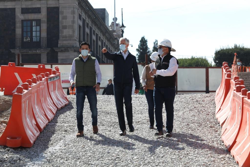 SUPERVISA ALFREDO DEL MAZO CONSTRUCCIÓN DEL PARQUE DE LA CIENCIA DE TOLUCA