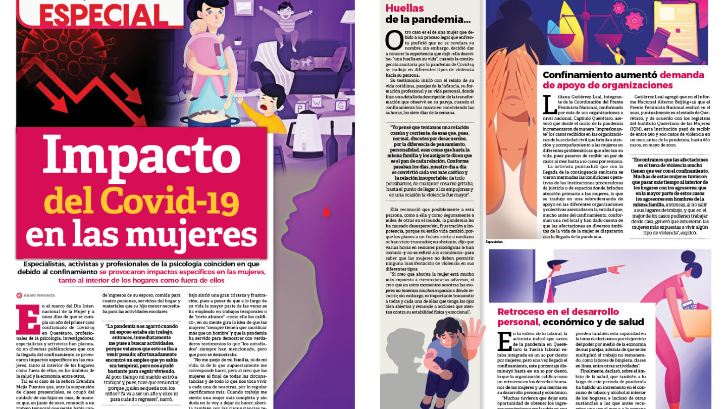 Impacto del COVID 19 en las mujeres |