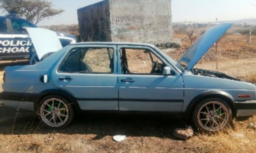 Rescatan VW Robado, En La Nueva Aldea De Morelia