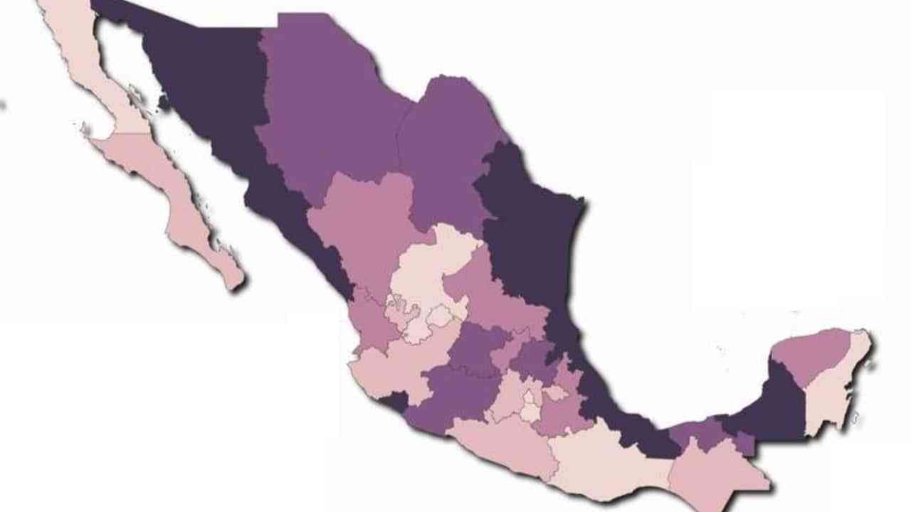 El mapa que señala las 5 entidades mexicanas más misóginas en Twitter