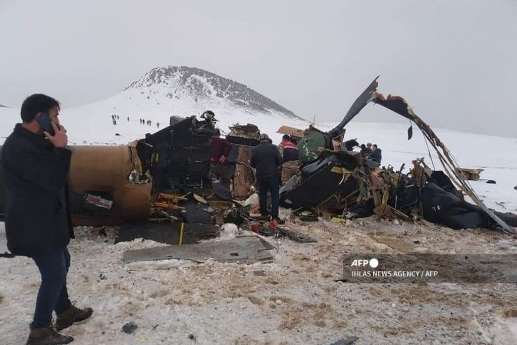 Accidente de helicóptero en Turquía se debió al mal tiempo