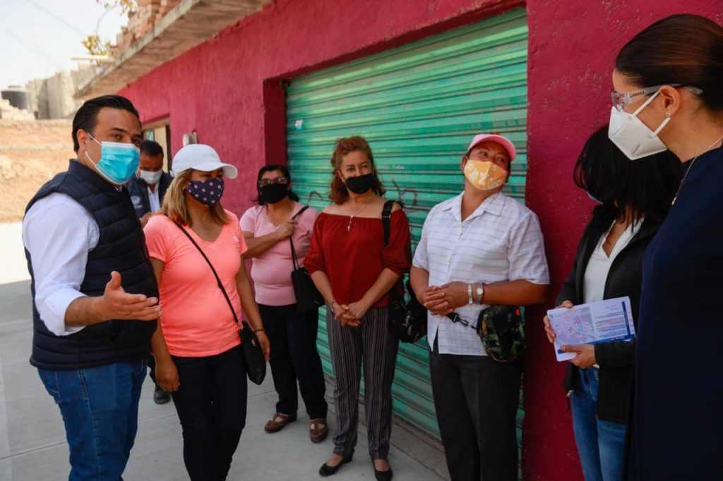 Entregan obras de urbanización en colonias de Josefa Vergara y Félix Osores Sotomayor