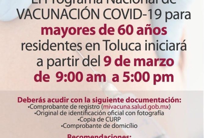 Vacunarán contra COVID-19 en el Estadio Nemesio Diez