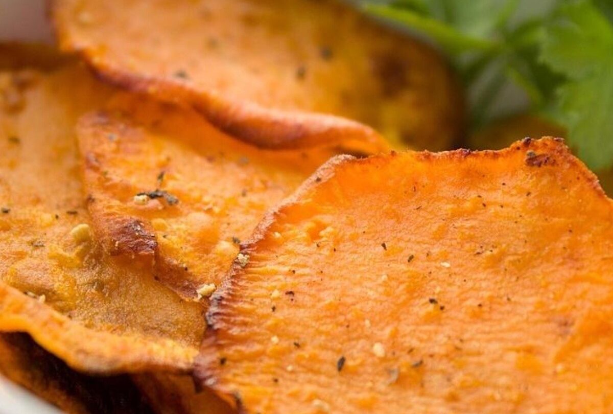 Snack saludable chips caseras deshidratadas en microondas |