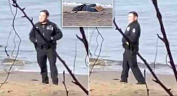 VIDEO | Acusa a policías de tomarse fotos junto a cadáver