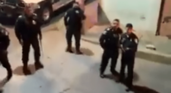 VIDEO | Policías de la CDMX disparando balas de goma contra jóvenes