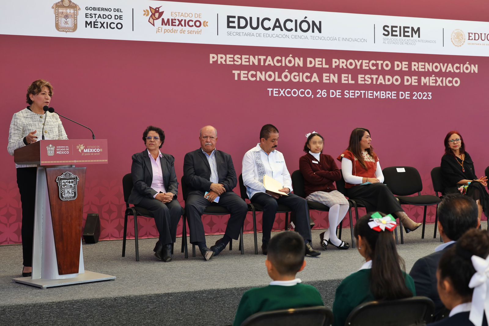 Presenta Gobernadora Delfina Gómez Proyecto de Renovación Tecnológica de Teleplanteles: “Beneficiará a estudiantes históricamente vulnerables”, expuso