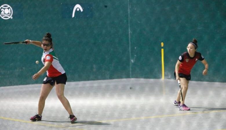 ALZA EDOMÉX ORO Y BRONCE EN FRONTENIS INDIVIDUAL FEMENIL