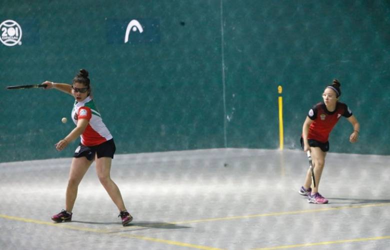 ALZA EDOMÉX ORO Y BRONCE EN FRONTENIS INDIVIDUAL FEMENIL