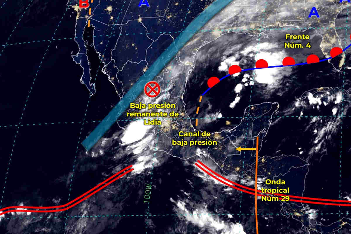 Clima en Zacatecas hoy 11 de octubre de 2023: Pronóstico de lluvias puntuales muy fuertes y vientos intensos