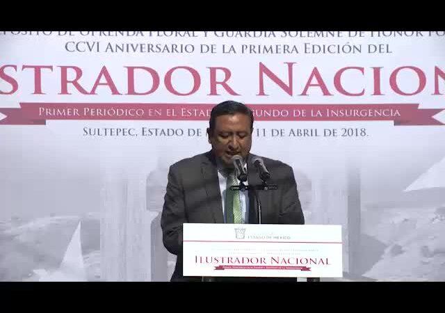 CONMEMORA EDOMÉX CCVI ANIVERSARIO DE LA PRIMERA EDICIÓN DEL ILUSTRADOR NACIONAL
