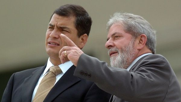 Correa agradece solidaridad de Lula: “Podrán encarcelar nuestros cuerpos, pero no nuestros ideales”