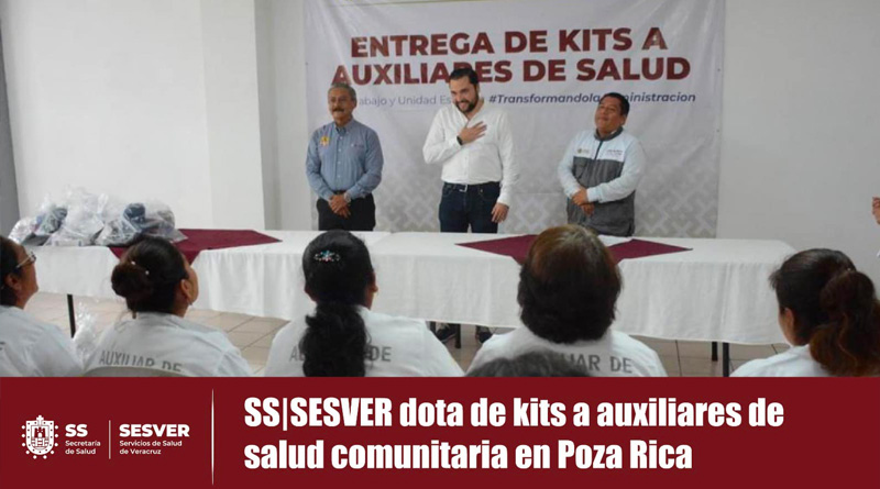 DOTAN DE EQUIPO A AUXILIARES DE SALUD COMUNITARIA