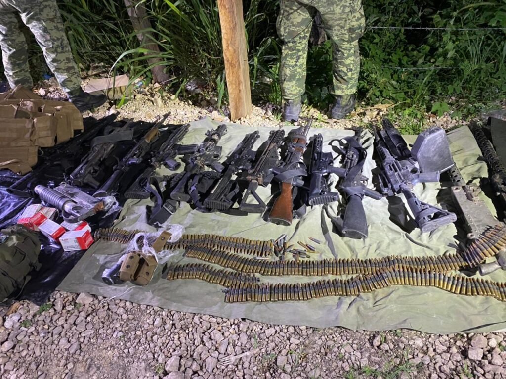 Enfrentamiento en El Parral, Chiapas: Aseguran arsenal y vehículos en operativo contra grupo delincuencial