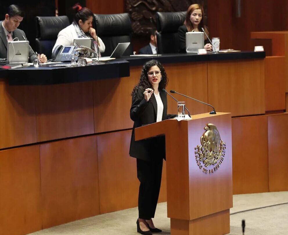 Garantizando un proceso electoral libre pacífico y ordenado Las declaraciones de Luisa María Alcalde en el Senado |