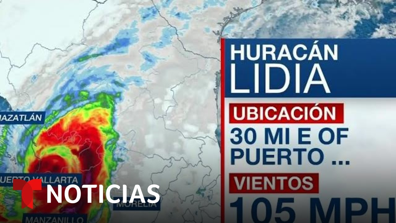 Huracán ‘Lidia’ azota Jalisco como categoría 4 y provoca fuertes lluvias en la región