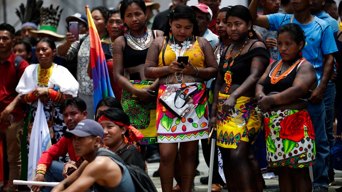 Indígenas de Panamá marchan en el Día de la Hispanidad con un mensaje contundente: nada que celebrar tras 530 años de masacre