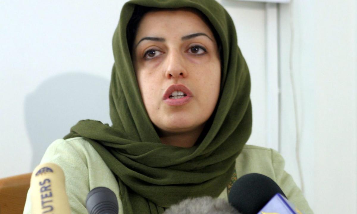 Irán condena la concesión del Premio Nobel de la Paz a Narges Mohammadi como un acto político