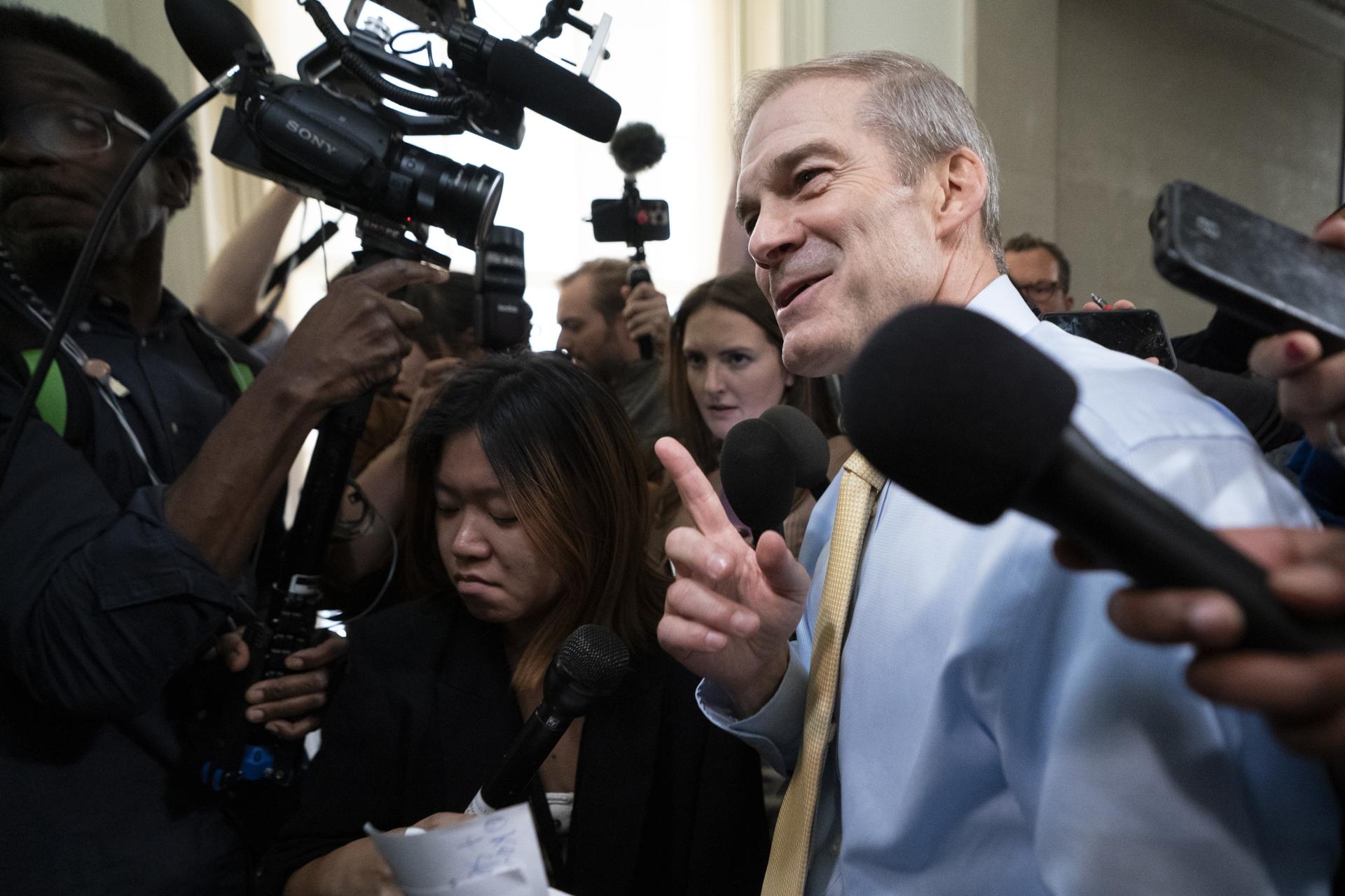 Jim Jordan es elegido como candidato republicano para liderar la Cámara Baja de EE.UU.