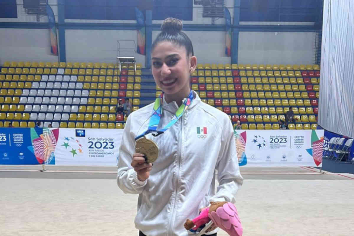 Joven zacatecana de la selección nacional de gimnasia rítmica, atrapada en Israel por la guerra