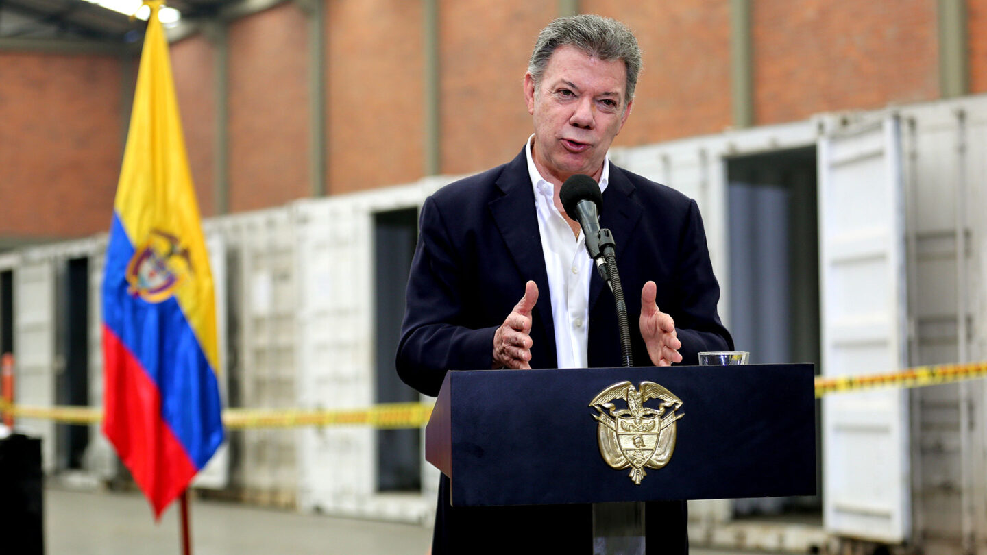 Juan Manuel Santos afirmó que en tres meses entraron a Colombia más venezolanos que en todo 2017 |