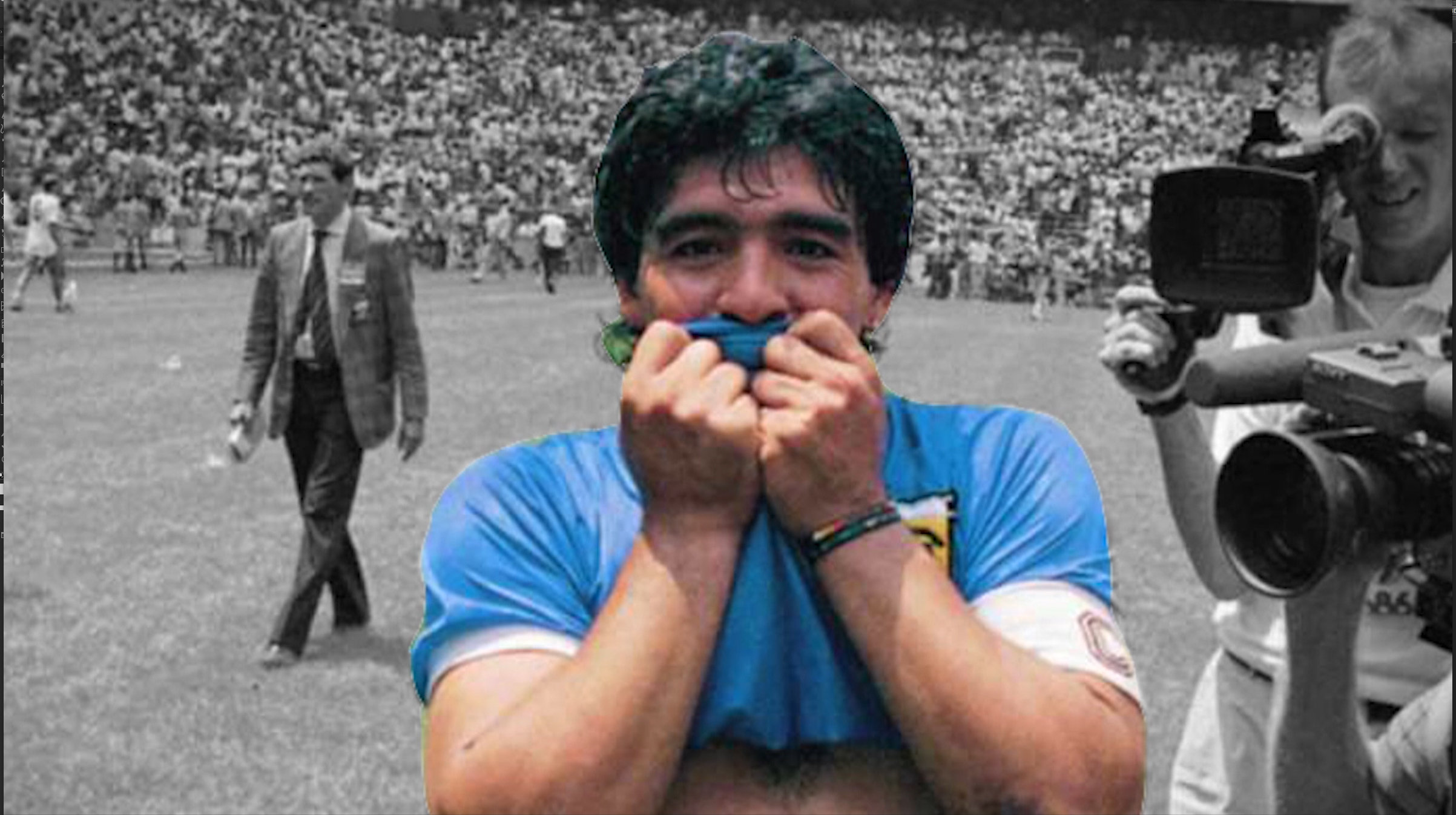 LLEGA DIEGO ARMANDO MARADONA A MEXIQUENSE TV