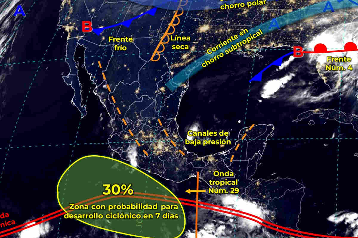 Pronóstico del clima para hoy 12 de octubre de 2023 en Zacatecas: Cielo nublado y lluvias aisladas