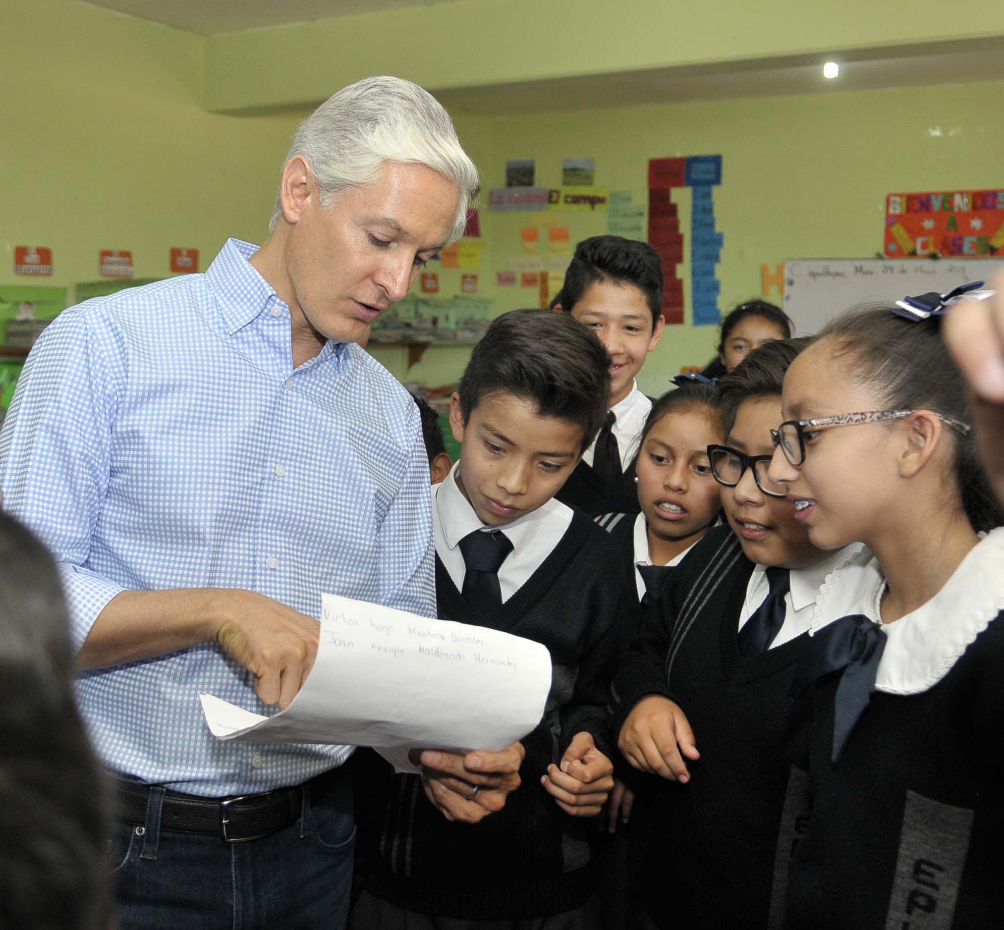 SUPERVISA GOBERNADOR DE EDOMÉX CONDICIONES DE ESCUELAS PRIMARIAS