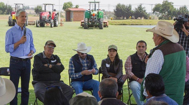 TARJETA INFORMATIVA |  SE REÚNE GOBERNADOR MEXIQUENSE CON PRODUCTORES DE MAÍZ