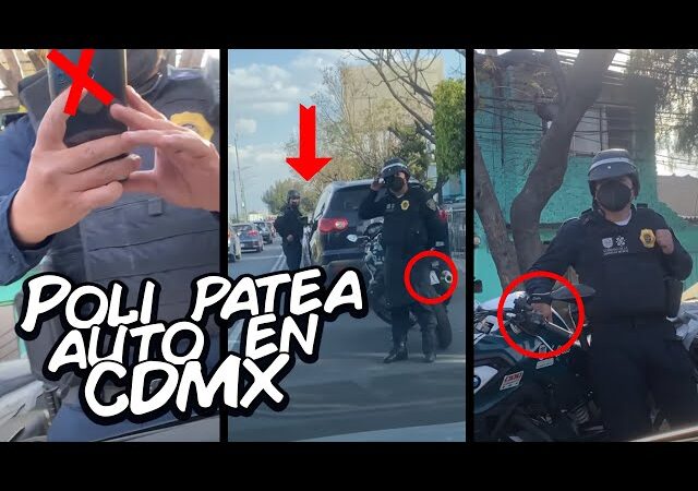 (VIDEO) Estatales extorsionan y golpean a conductor en la CDMX