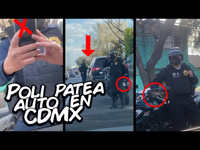 (VIDEO) Estatales extorsionan y golpean a conductor en la CDMX