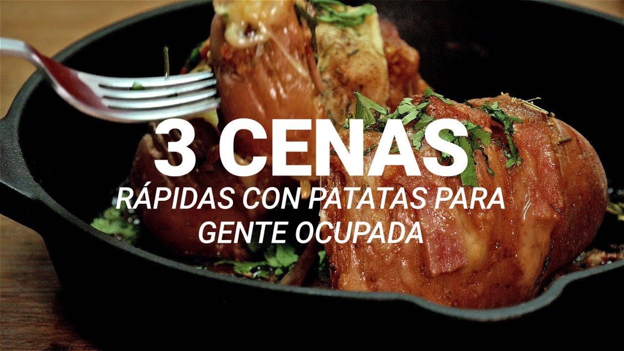 3 cenas rápidas con patatas para gente ocupada