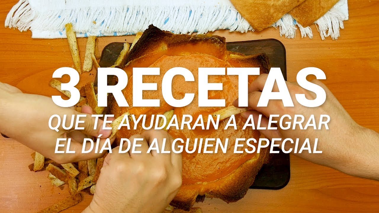 3 recetas que te ayudarán a alegrarle el día a alguien especial