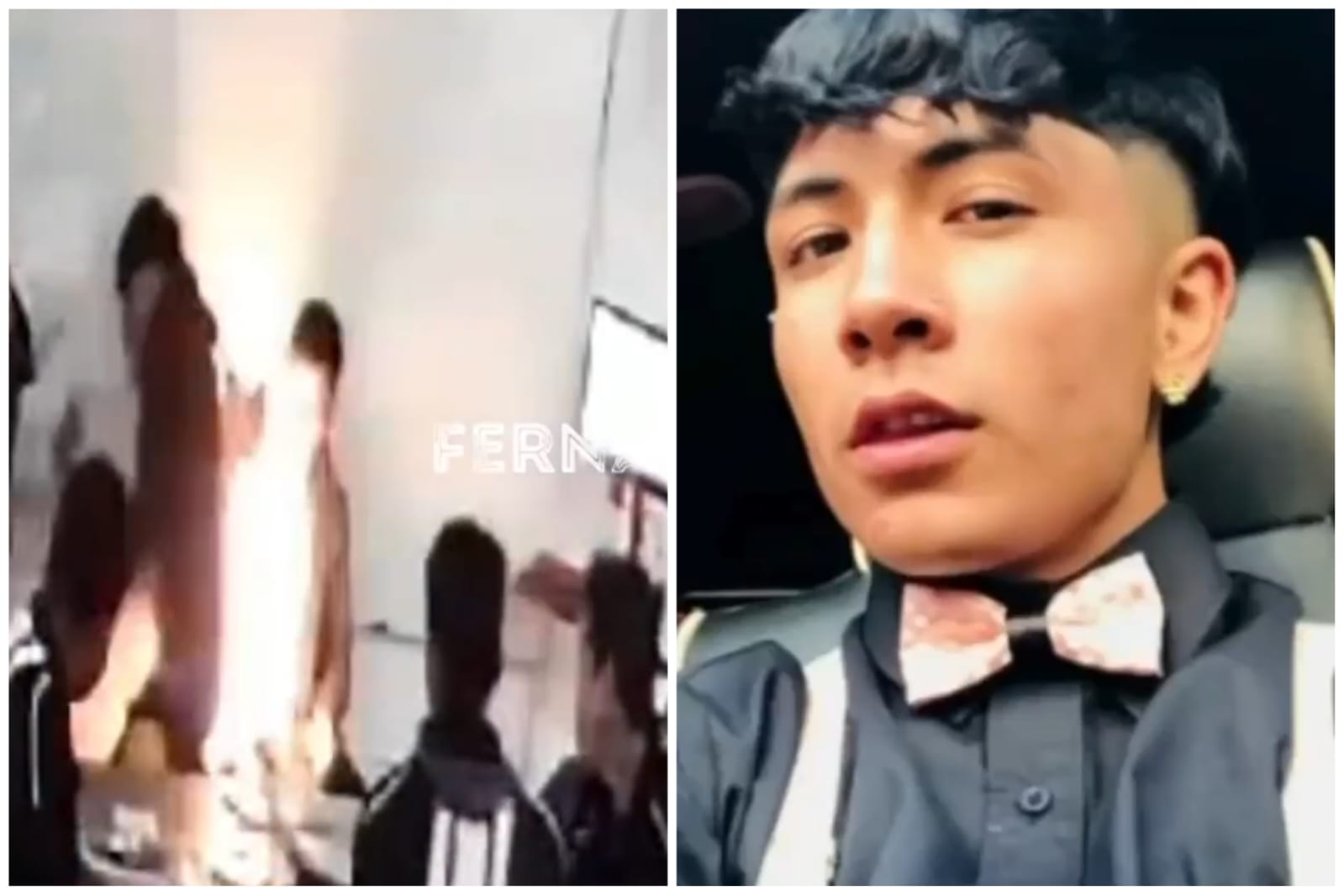 Momento exacto donde prenden fuego a Cristian Carranza |VIDEO