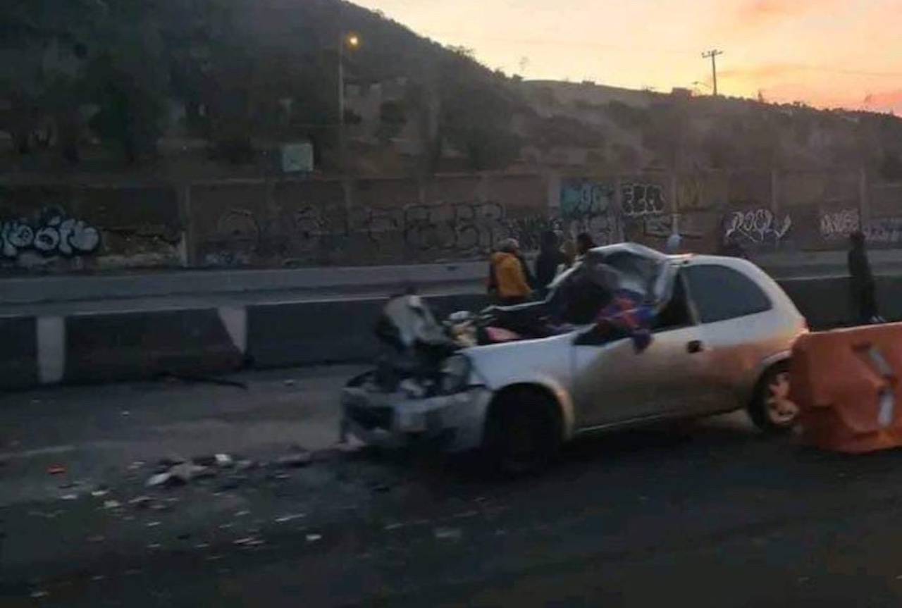 Accidente en centrales de la Autopista México Puebla a la altura de la Virgen