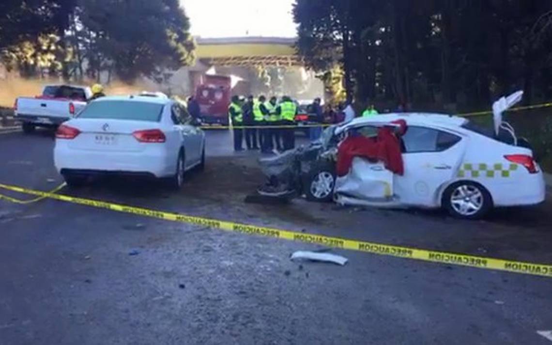 Accidente en la México-Toluca deja una persona sin vida