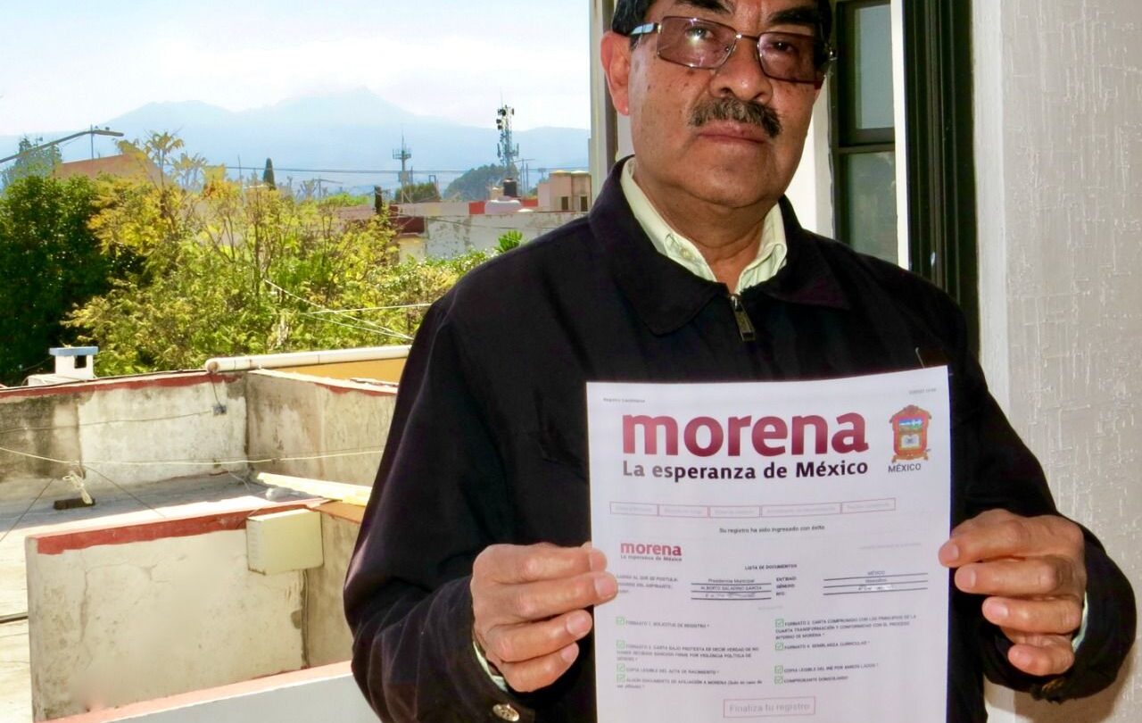 Alberto Saladino registró precandidatura a Presidencia Municipal de Toluca |