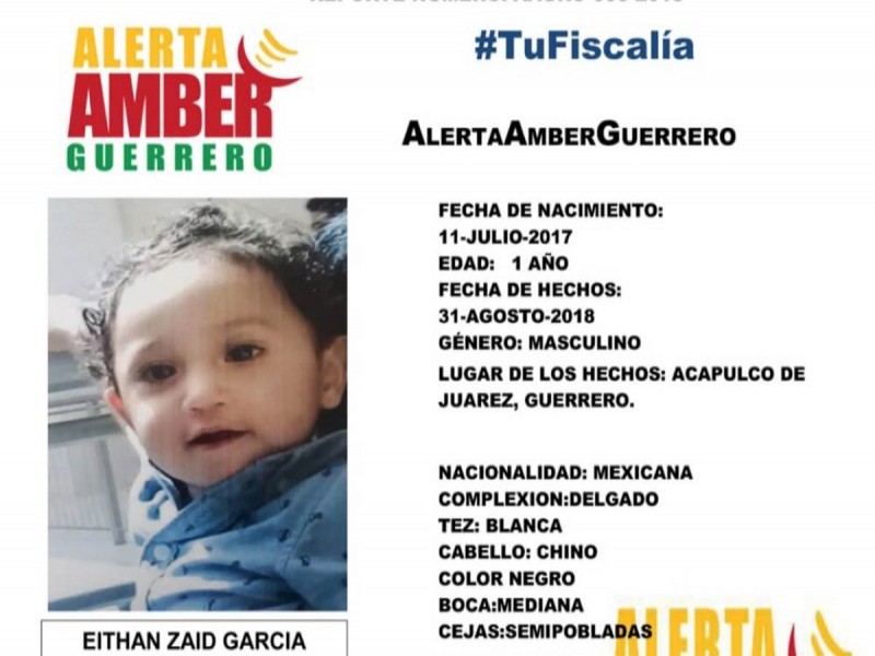 Alerta Amber: Ayuda al bebé Eithan Zaid a volver a casa