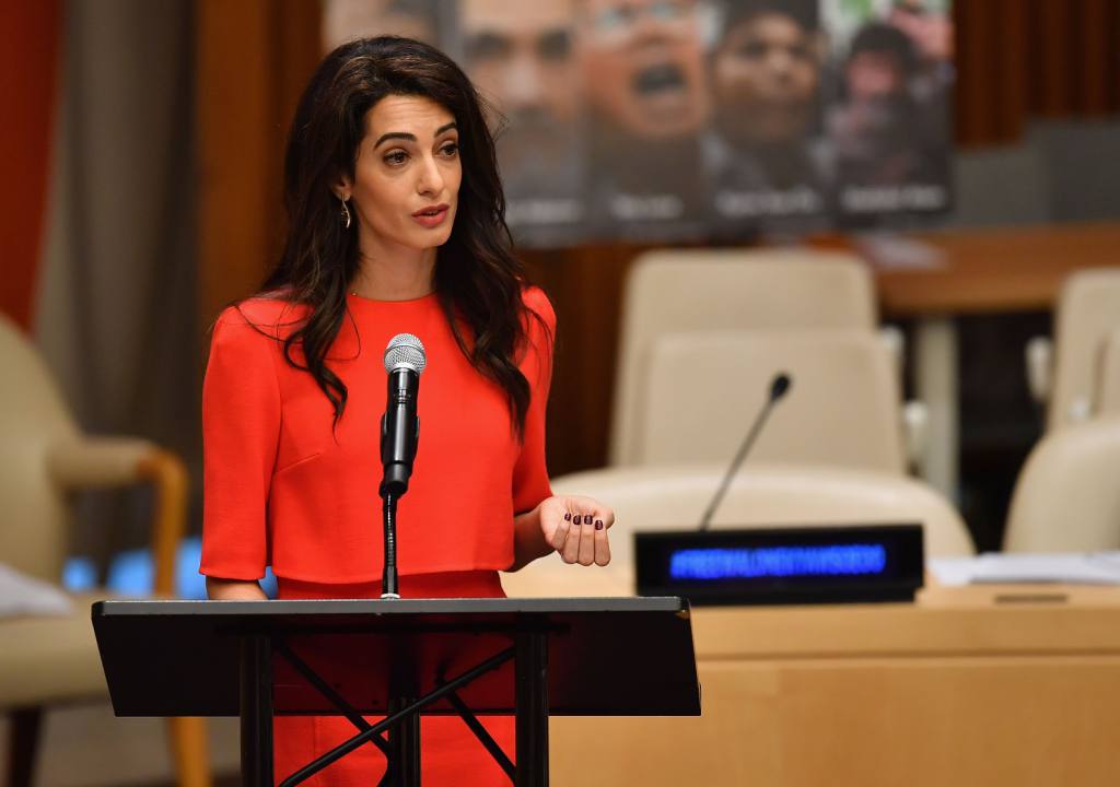 Amal Clooney aspira el Nobel de la Paz por su labor en defensa de los DD. HH.