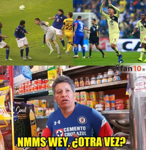 América le mete dos a Cruz Azul y se corona Campeón de la Liga MX; memes despedazan a La Máquina