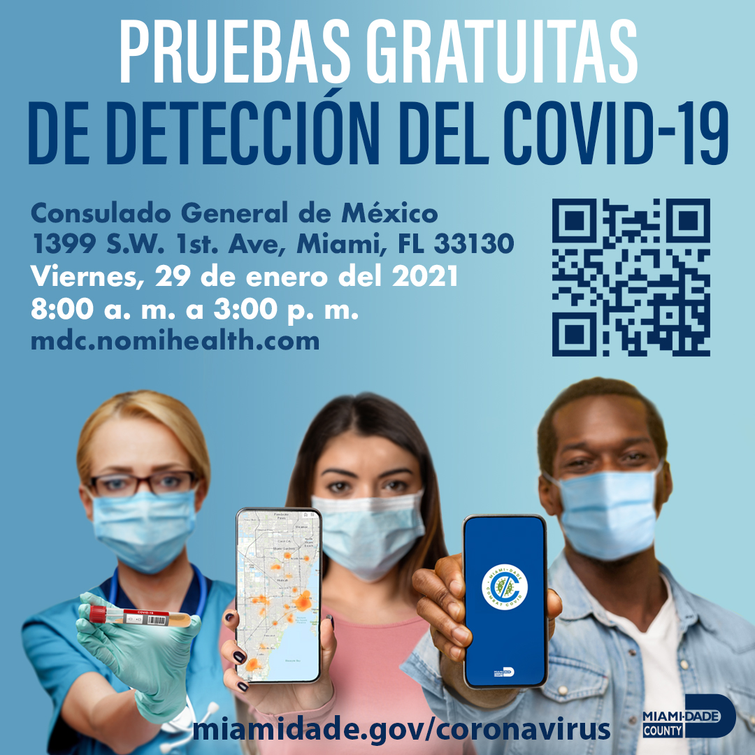 Aplican pruebas gratuitas contra COVID-19 en Metepec