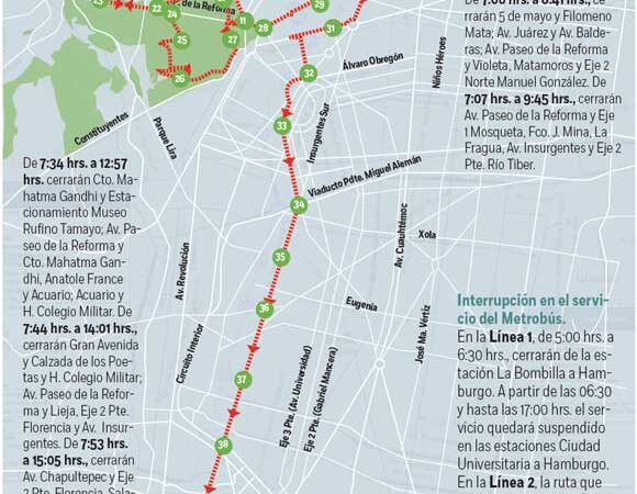 Aquí, las vialidades cerradas por el Maratón CDMX este domingo