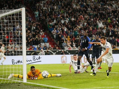 Areola se roba el show en el 0-0 del Alemania-Francia