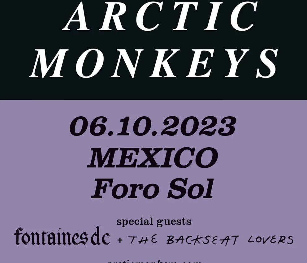 Artic Monkeys confirma fecha en la Ciudad de México