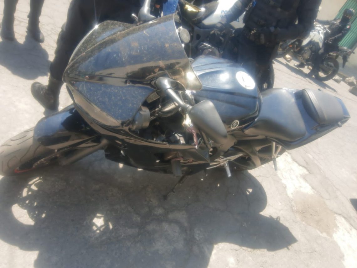 Así roban motocicletas en Nezahualcóyotl