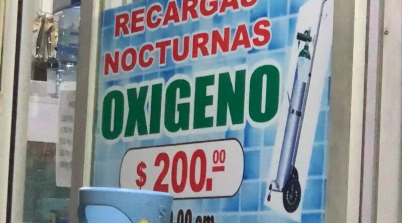 Aumentan costo de oxígeno en horario nocturno en Cdmx