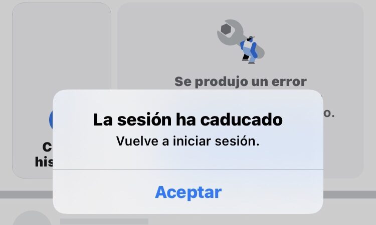 ¿Caducó tu sesión de Facebook?