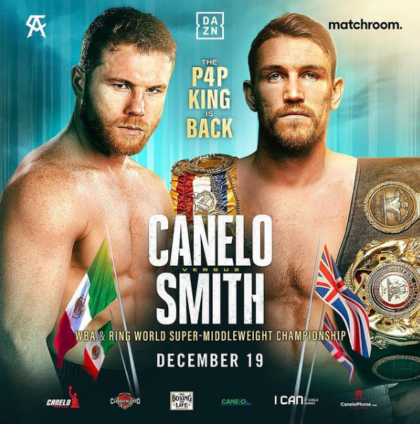 “Canelo” Álvarez  regresa al ring, en diciembre se enfrentará al inglés Callum Smith