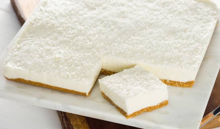 Cheesecake de coco sin horno