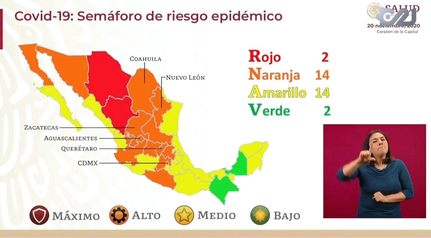 Chiapas inicia quinta semana en semáforo verde con 13 casos nuevos